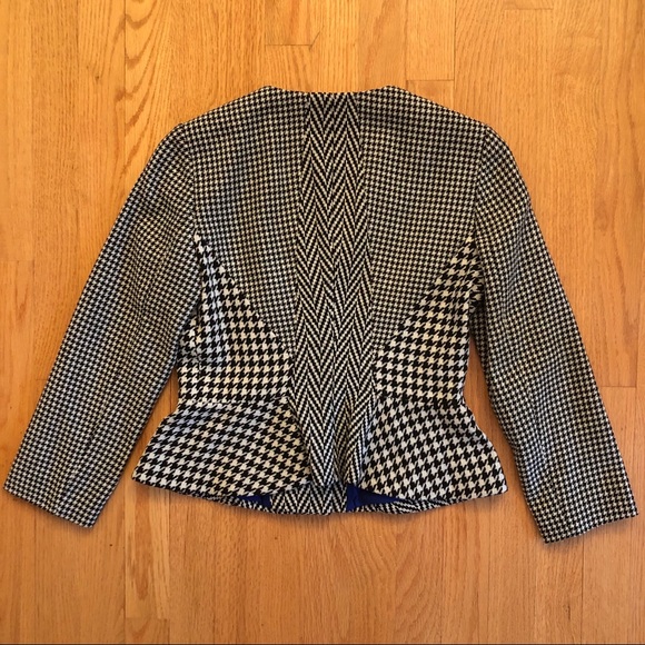 NWT Ann Taylor Houndstooth Blazer - Picture 4 of 4